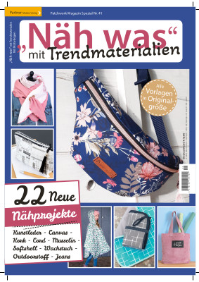 Cover Sonderheft Patchwork Magazin - Näh was mit Trendmaterialien