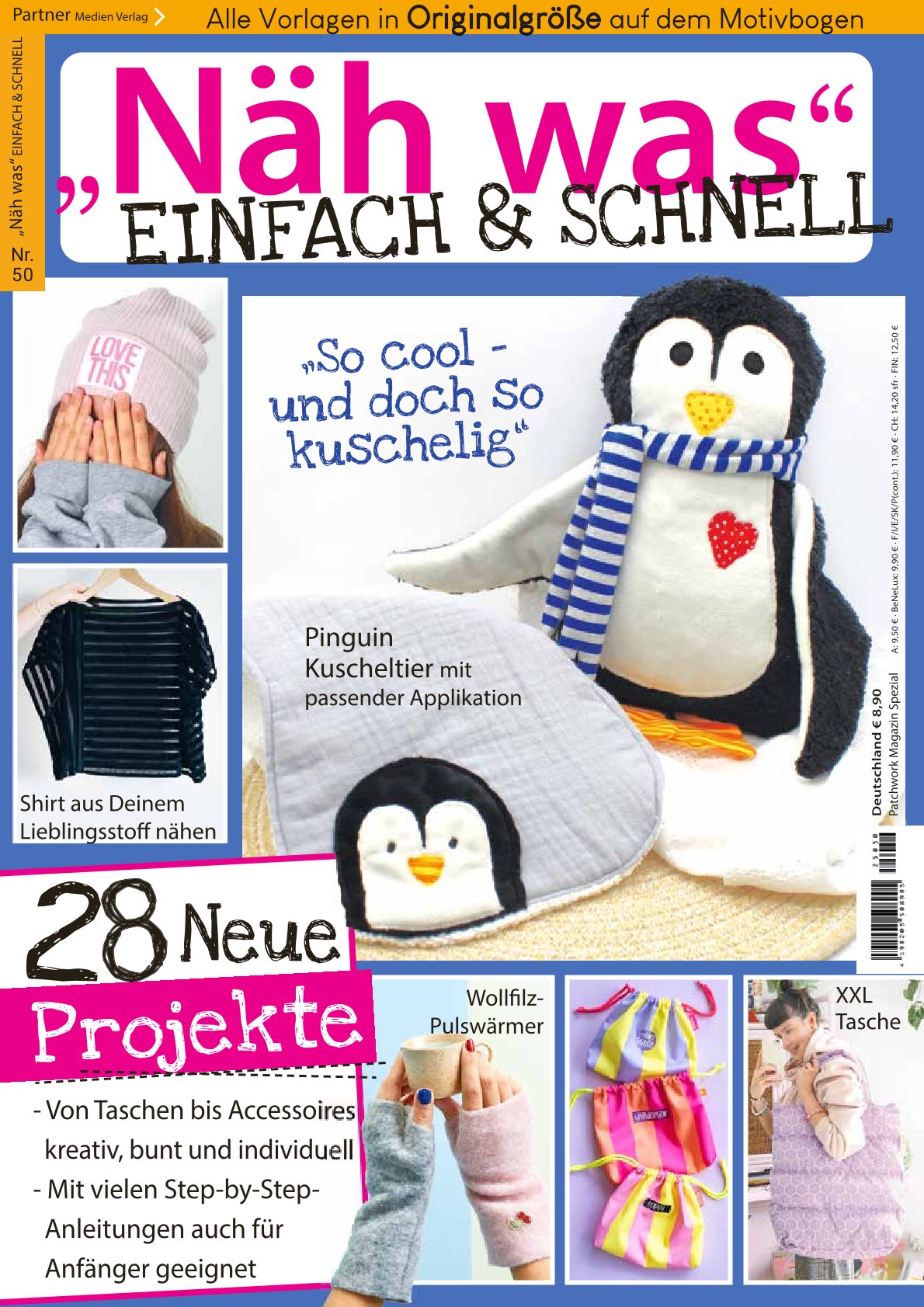 Cover Nähen & Patchwork Taschen selber machen