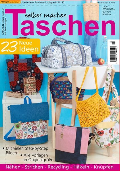 Taschen selber machen - Patchwork Magazin Sonderheft 32/2021 E-Paper