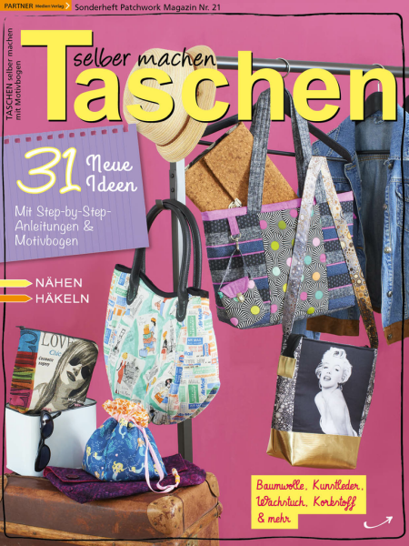 Taschen selber machen - Patchwork Magazin Sonderheft 21/2018 E-Paper