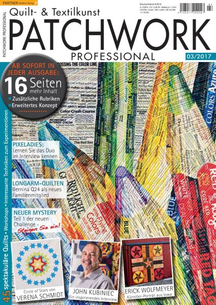 Patchwork Professional 3/2017 Printausgabe RESTLOS VERGRIFFEN !!!